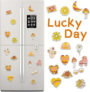 16 Pcs Fridge Magnets Refrigerator Magnets - Home Kitchen Decor, Office Locker, Whiteboard Stickers and Housewarming Gift