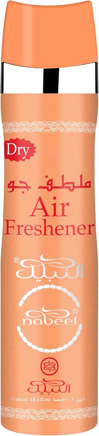 (Air Freshner) 300ML (10 oz) | Heritage Collection | Featuring Notes: Lemon, Bergamot, Cardamom, Rose, White Flowers, Saffron | by Nabeel Perfumes (Nabeel - 300 ML)