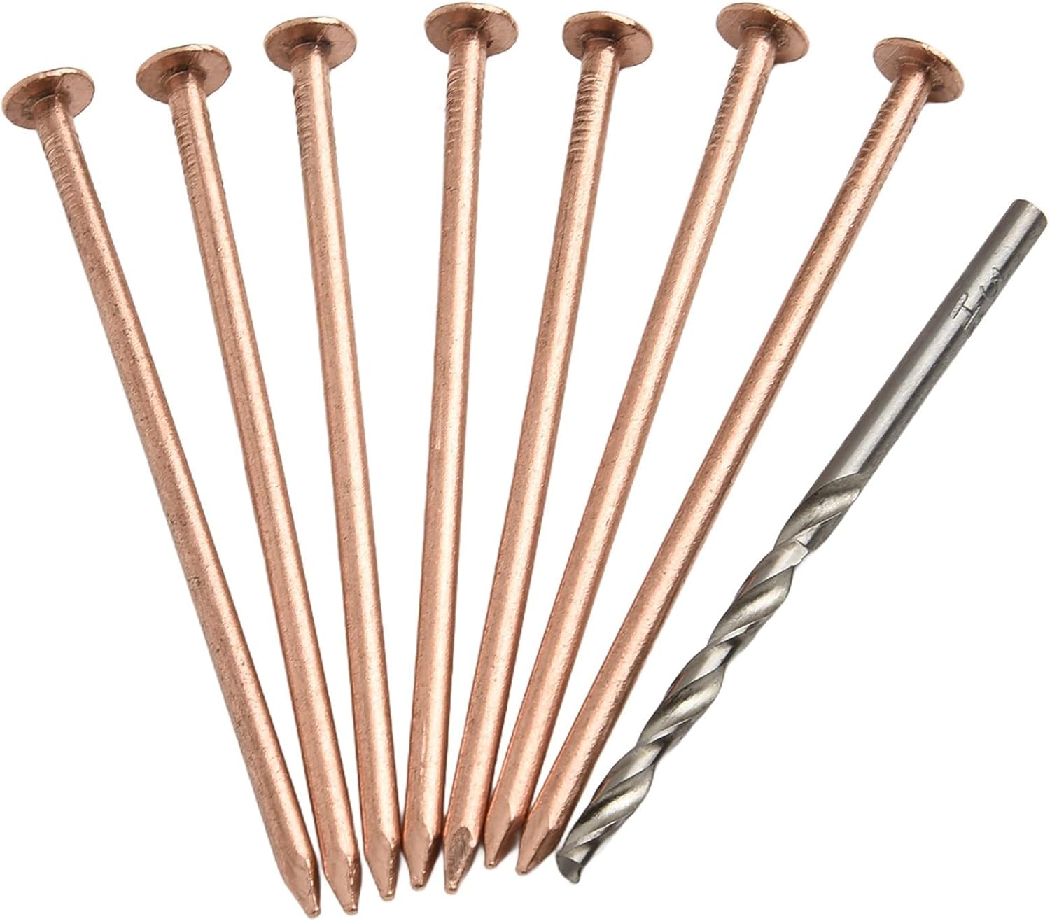 Gdfnmogo Tree Killer Nails, Copper Nail Tree Stump Killer, Pure Copper Nails, Effective Root For Killing With 3.15 Inch Copper Nails, Removing Stump Root(15pcs)