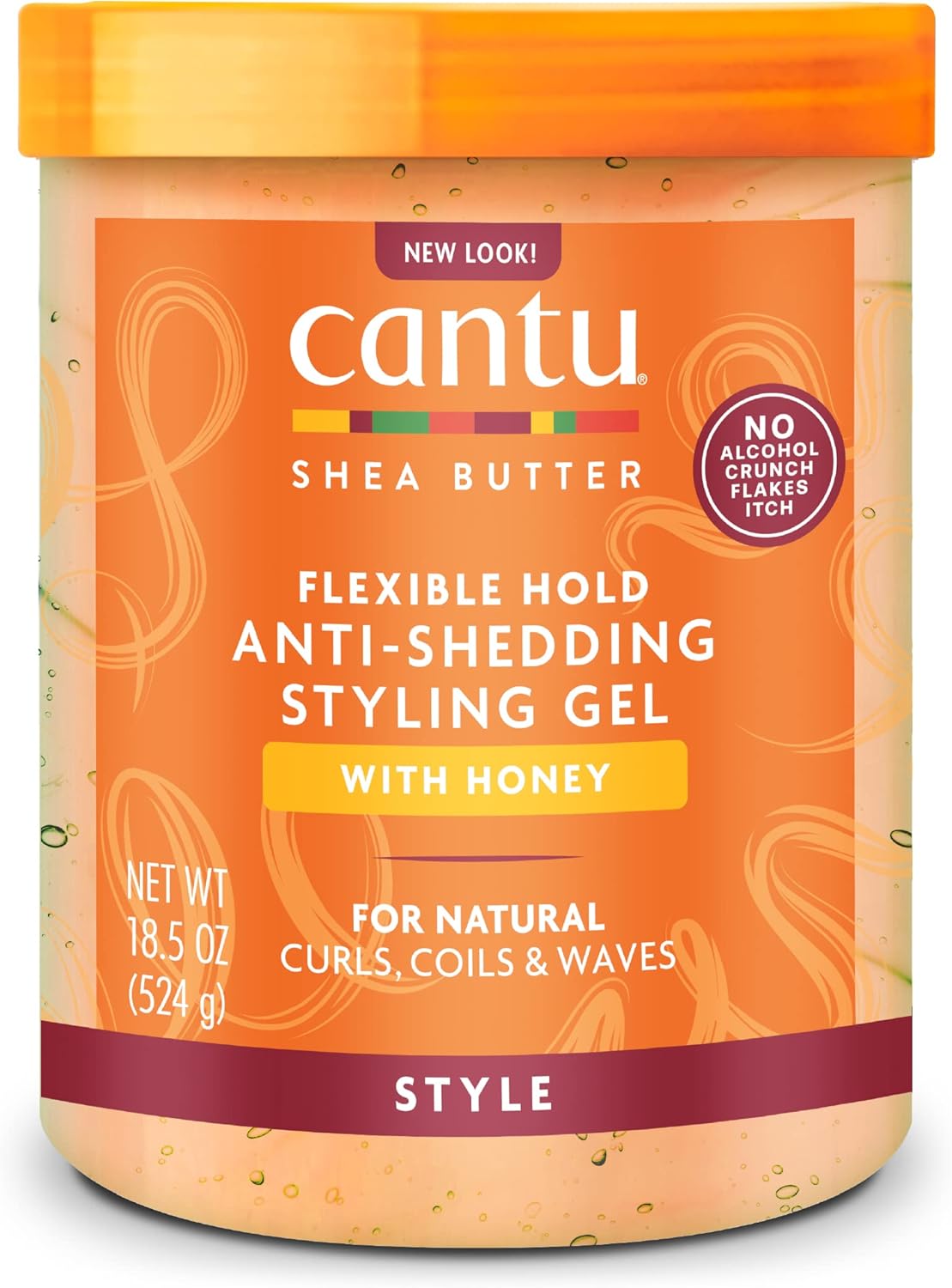 Cantu Anti-Shedding Styling Gel with Honey 524g