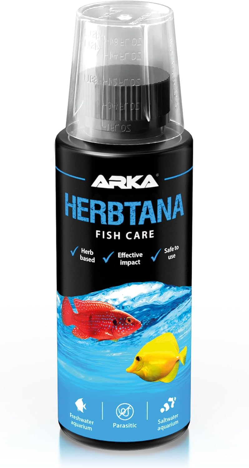 ARKA - Herbtana – Herbtana – Herbal Based Care Preparation for Optimal Support of the Immune System for Fish in Any Sea Water & Freshwater Aquarium, 118 ml