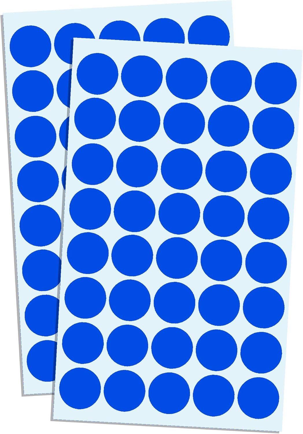 2000 Pieces, 20mm - Blue Dot Stickers, Sticky Dots Round Circle Spot Labels