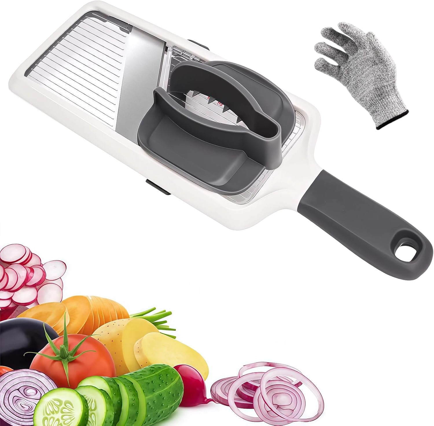 SunnySanji®Adjustable Handheld Mandoline Vegetable Slicer