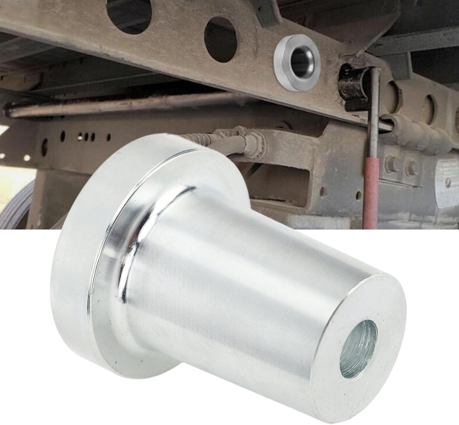 Trailer Tandem Slide Stopper, Heavy Duty Steel Construction Locking Pin Stopper Locking Pin Tandem Stop Lock Pin Stopper Slider Stop Lock for Semi Truck