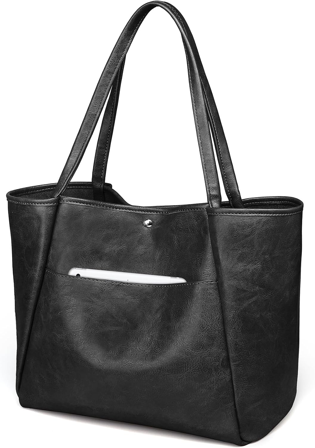 Large Tote Bag for Women Work 25L Travel Vegan Leather Ladies Handbags Weekender Purses