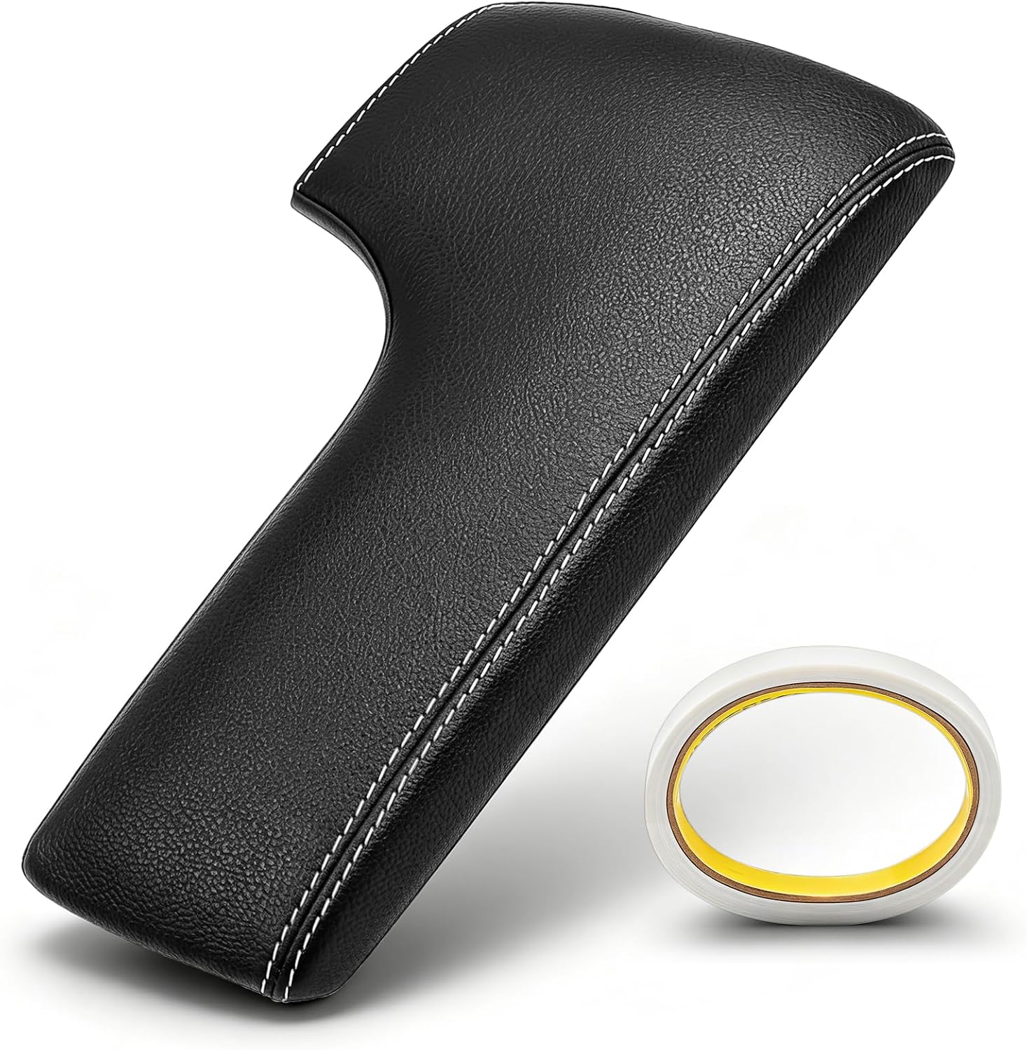 AUTOKAY Leather Center Console Lid Armrest Cover