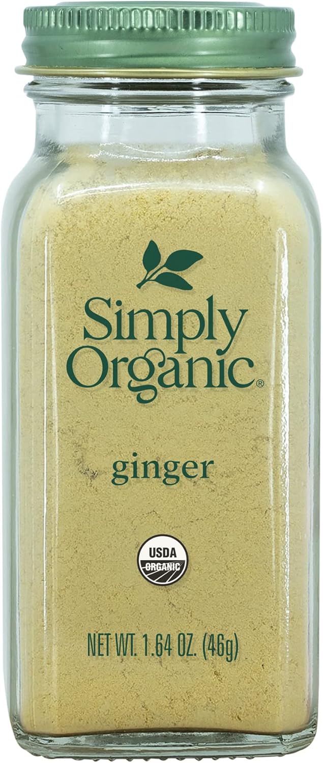 SIMPLY ORGANIC BTL GINGER GRND ORG, 1.64 OZ