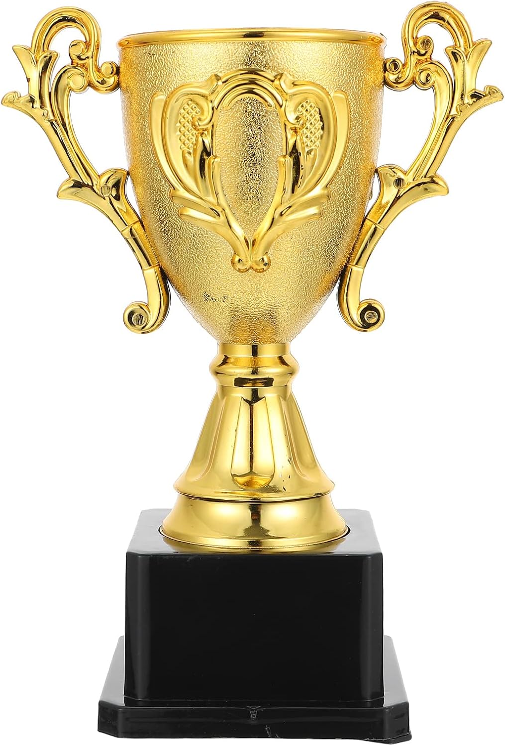 Wakauto Gold Plastic Trophies, Gold Award Trophies Competition Cups Winner Award, Plastic Prize Cup Small en Reward for Most Party School Sport