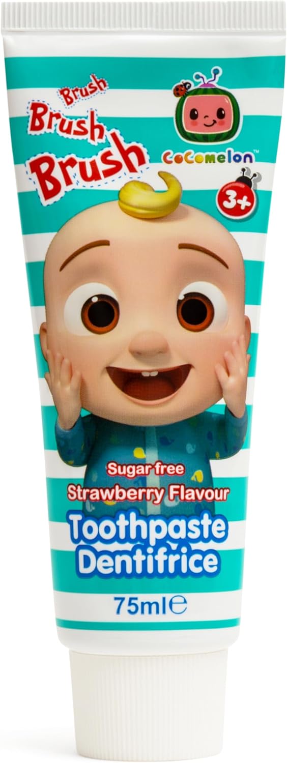 CoComelon Children's Toothpaste - Strawberry Flavour - Sugar Free- 74ml - Award Winning