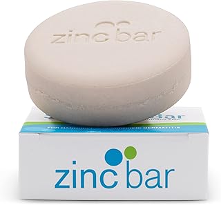 DermaHarmony 2% Pyrithione Zinc Shampoo Bar for dandruff and seborrheic dermatitis - Peppermint (4 Oz)