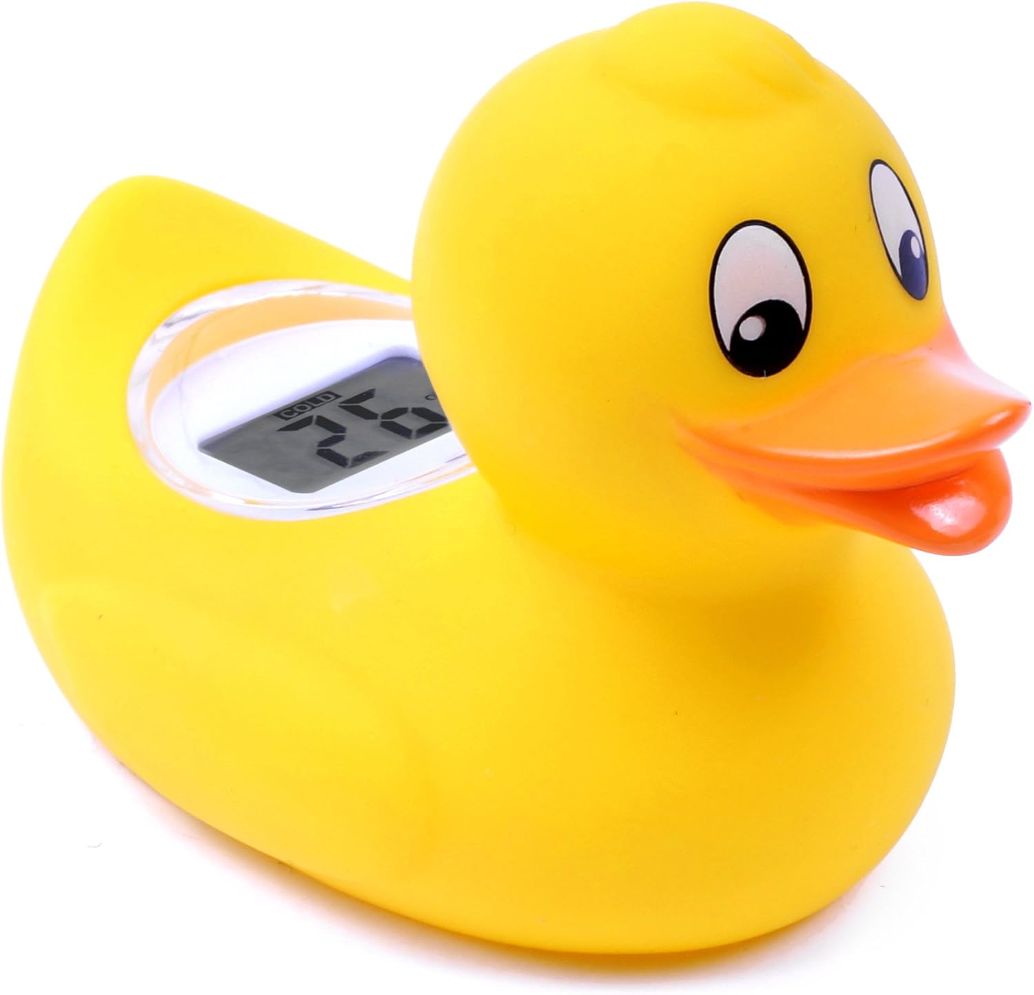TensCare Digi Duckling Digital Water LCD Thermometer and Baby Bath Time Toy, yellow , Pack of 1