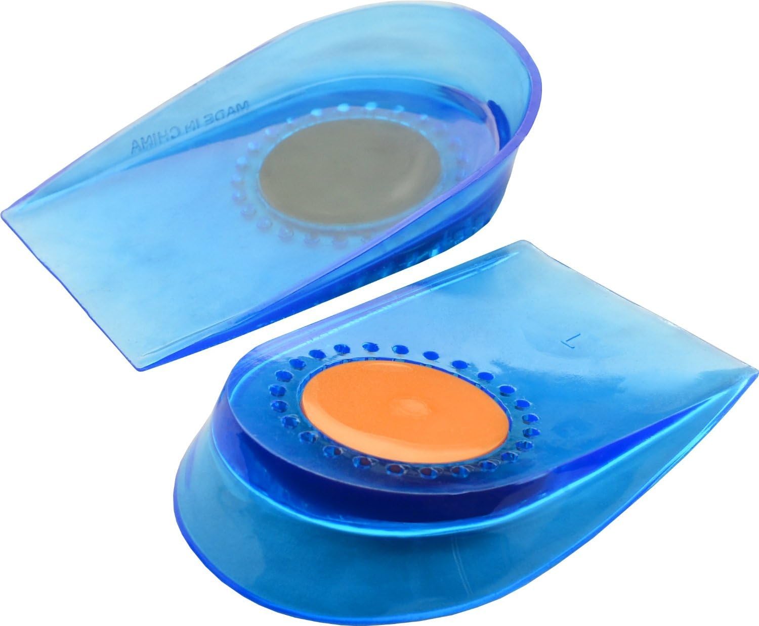 FitMad® Super-Soft Gel Heel Cup Supports - Cushions for Plantar Fasciitis Heel Pain- Walk More Comfortably, All Day Long! Instant Pain Relief for Tired Feet and Damaged Heels - Size UK 6.5-12