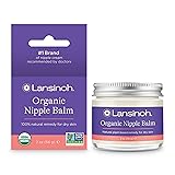 Lansinoh Organic Nipple Butter, Nipple Cream Safe for Breastfeeding Baby, Postpartum Essentials for Mom, 2 Ounces