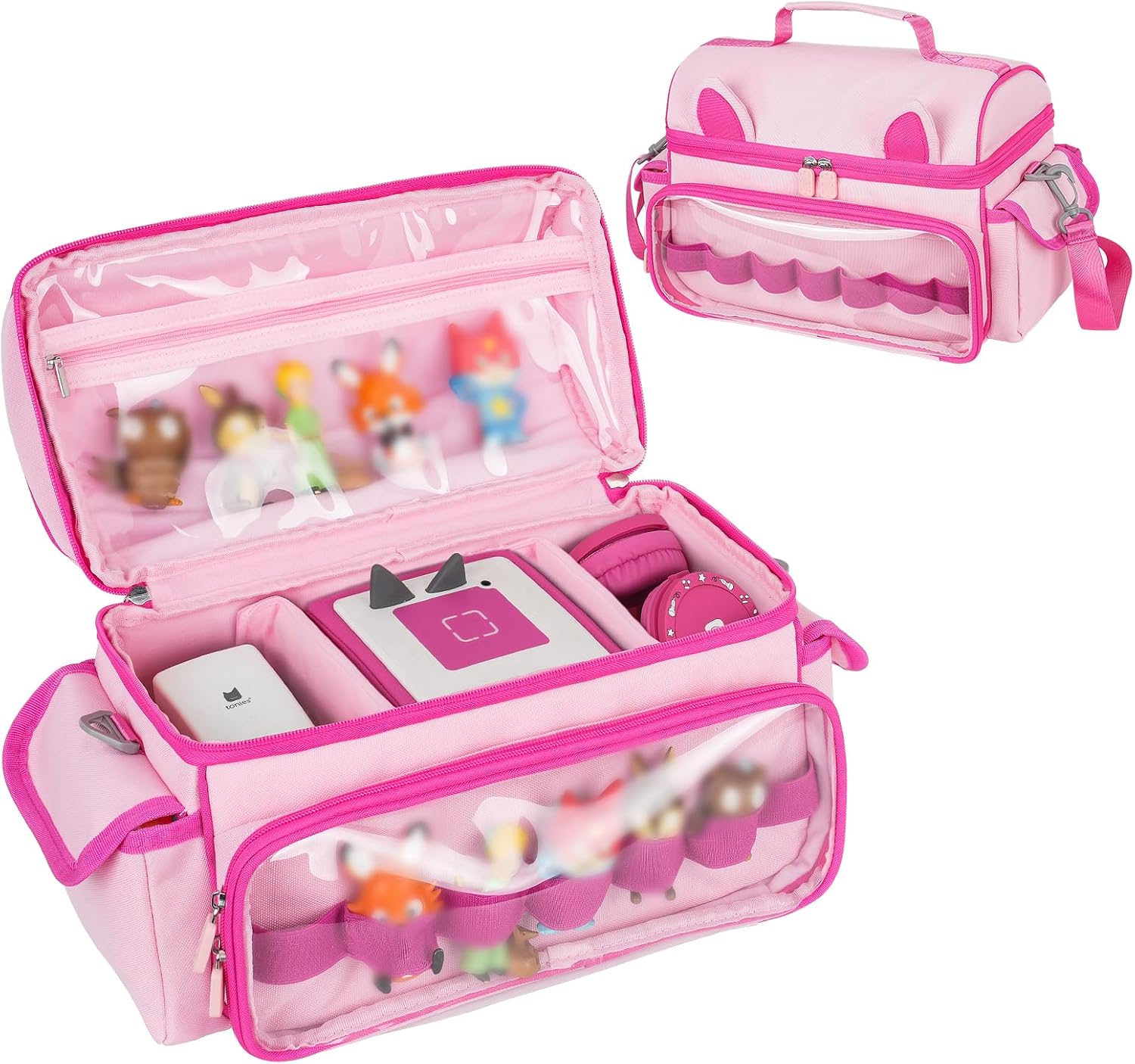 Carrying Case Compatible with Toniebox 2 & 1 Starter Set & Tonies Figures