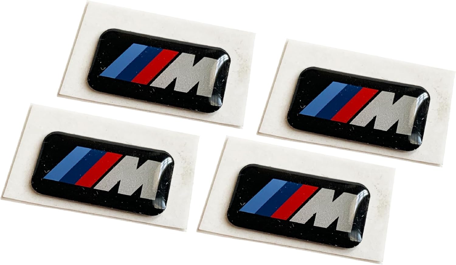 BMW 4 Genuine M 3D Stickers Badges Emblems Decals