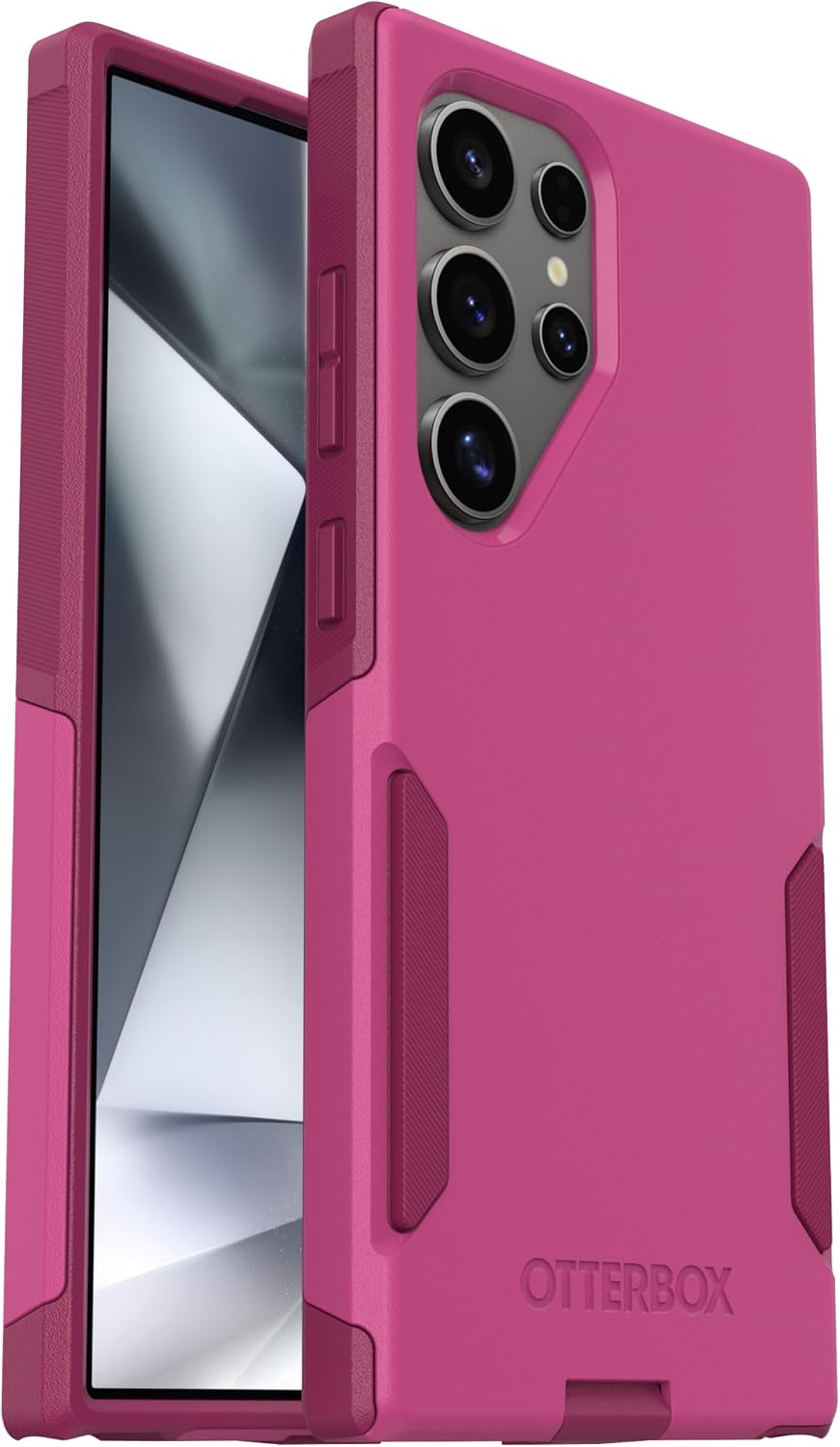 OtterBox Samsung Galaxy S24 Ultra (Only) - Commuter Series Case - Into The Fuchsia (Pink) - Slim & Tough - Pocket-Friendly - with Port Protection - Non-Retail Packaging