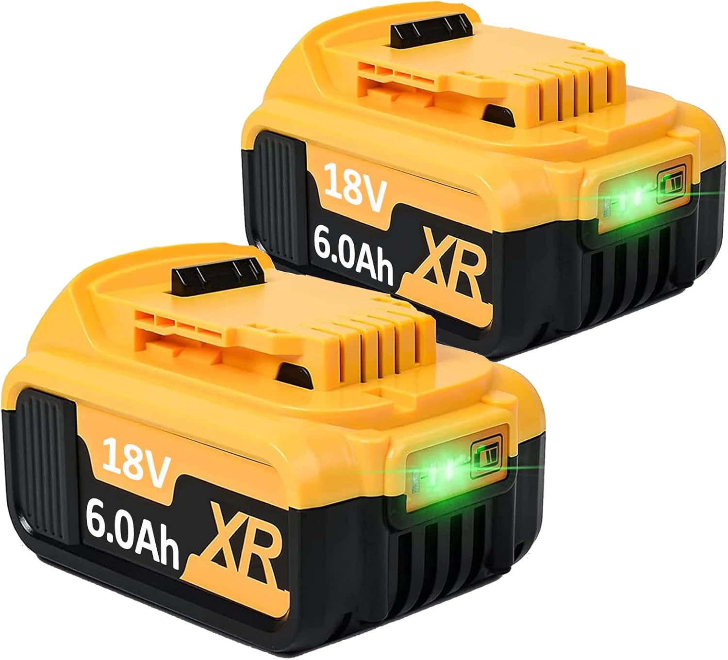 2X 18V replacement battery for dewalt DCB184 DCB182 DCB180 DCB200 DCB184 battery for power tools