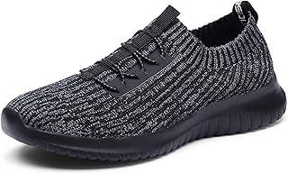 konhill Women's Comfortable Walking Shoes - Tennis Athletic Casual Slip on Sneakers