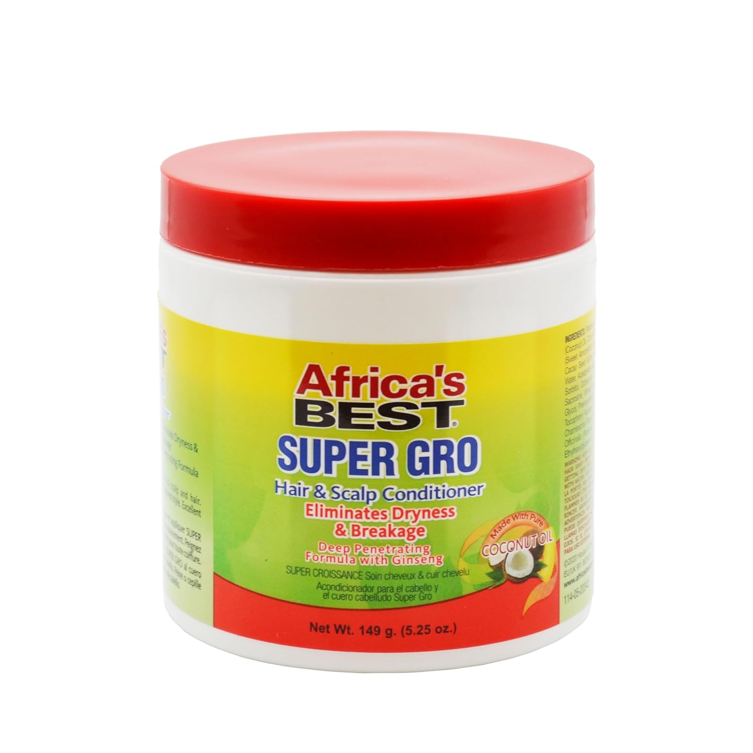 Africa's Best Super Gro Hair and Scalp Conditioner, 5.25 Oz (AB20203)