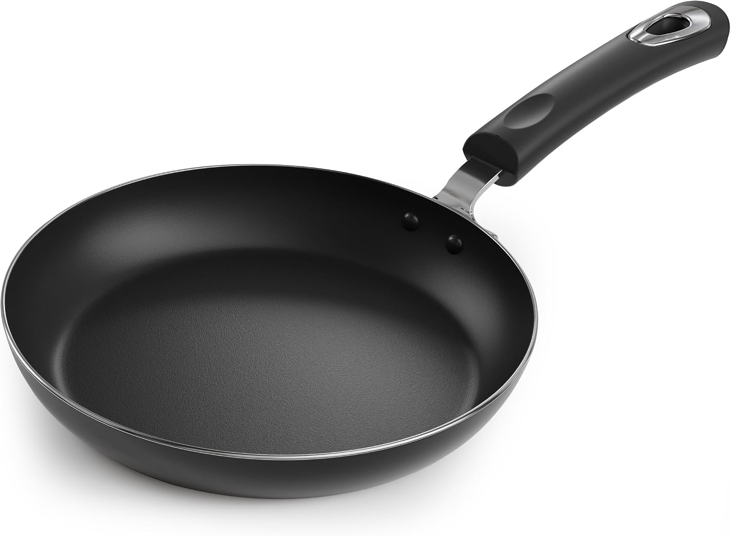 KICHLY 24cm / 9.5 inch Nonstick Induction FryingPan - Multipurpose All cooktop Pan for Home Kitchen or Restaurant, Scratch Resistant, Bakelite Handles (24cm, 9.5 inch, Induction, Grey, Pack of 1)