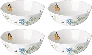 Lenox 880121 Butterfly Meadow 4-Piece Porcelain All-Purpose Bowl Set