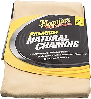 Meguiar's Super Thick Natural Chamois, 4' Square