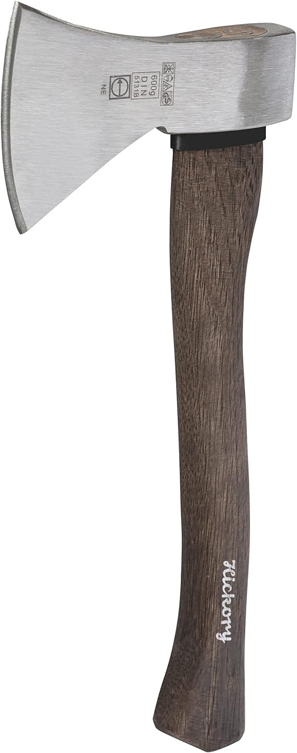 Ruthe VPA/GS Hatchet with Hickory Handle, Silver/Beige, 600 g
