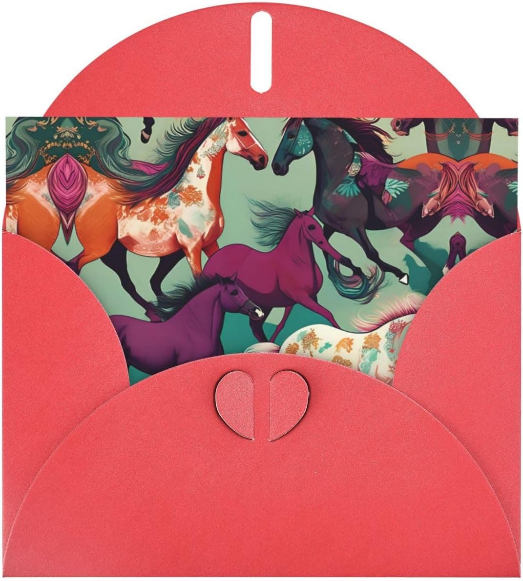 Lootpe Various Kinds Of Horses Print Thank You Cards And Envelopes,All Occasion Of Assorted Blank Greeting Cards,Christmas Cards.