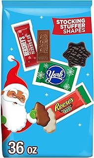 HERSHEY'S, REESE'S and YORK Assorted Chocolate, Christmas Candy Bulk Bag, 36 oz