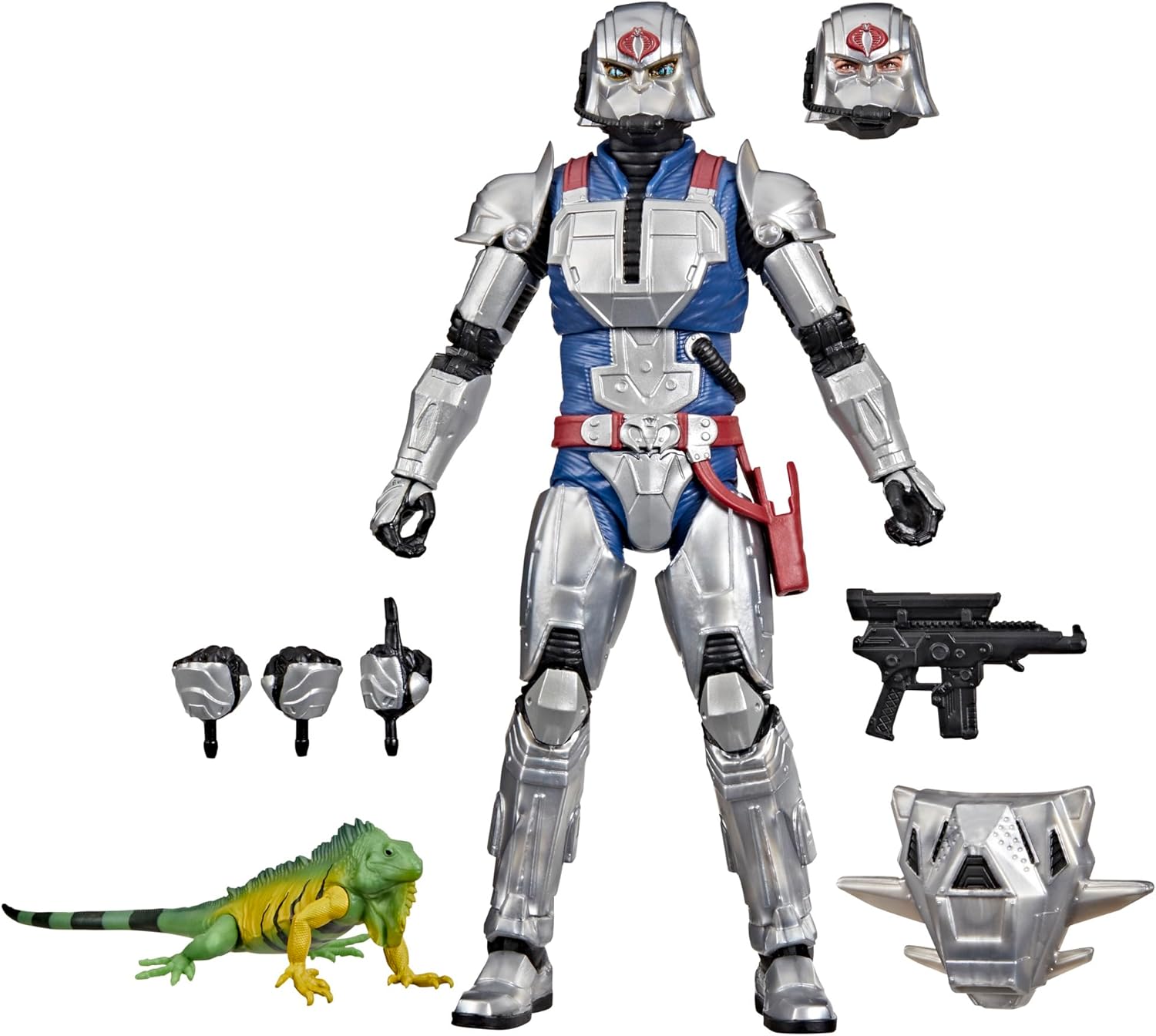 G.I. Joe Classified Series #168, Cobra Commander with Combat Armor, Collectible 6 Inch Action Figure with 7 Accessories