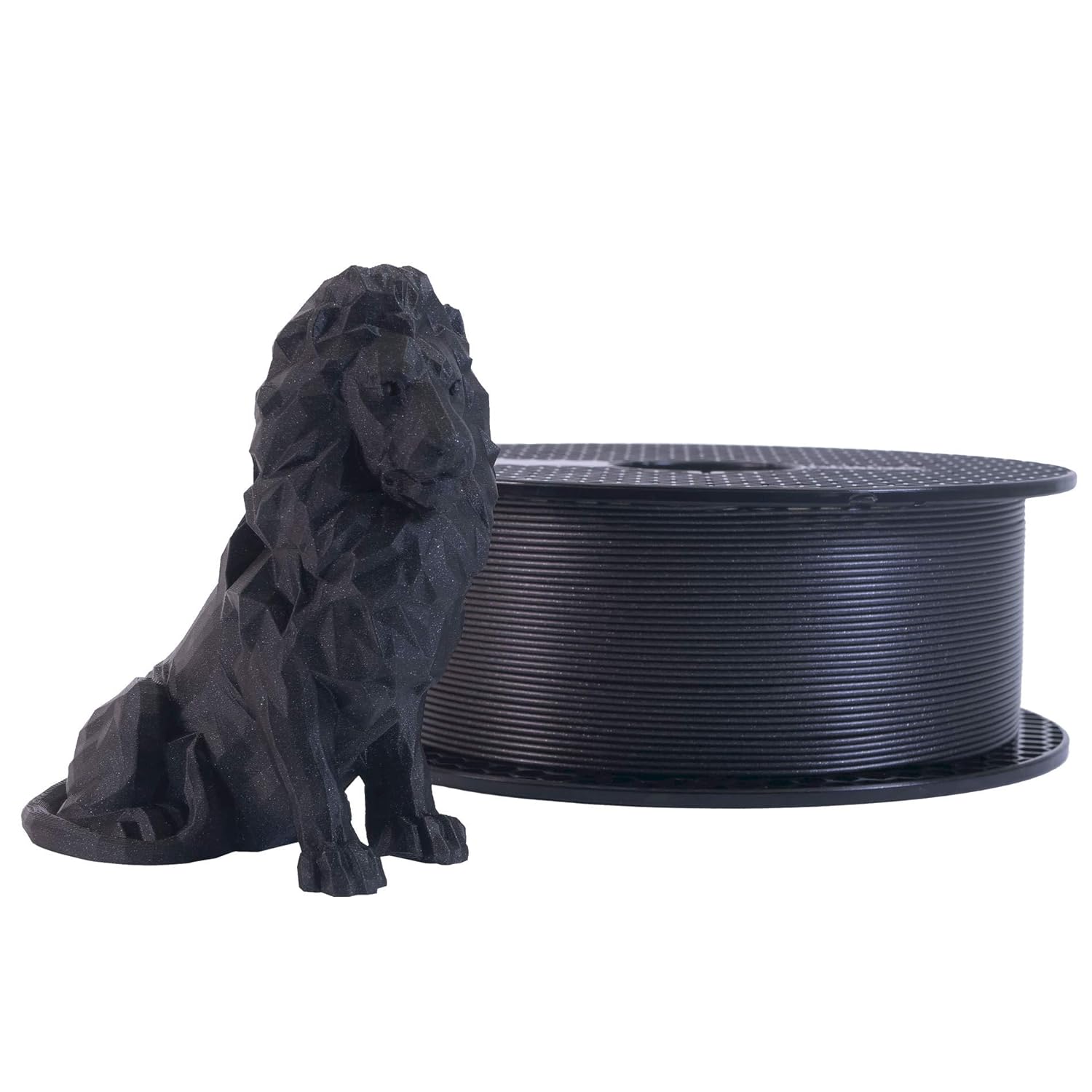 Prusament PLA Galaxy Black 1.75 mm 3D Printer Filament, 1 kg Spool, ±0.02 mm Precision