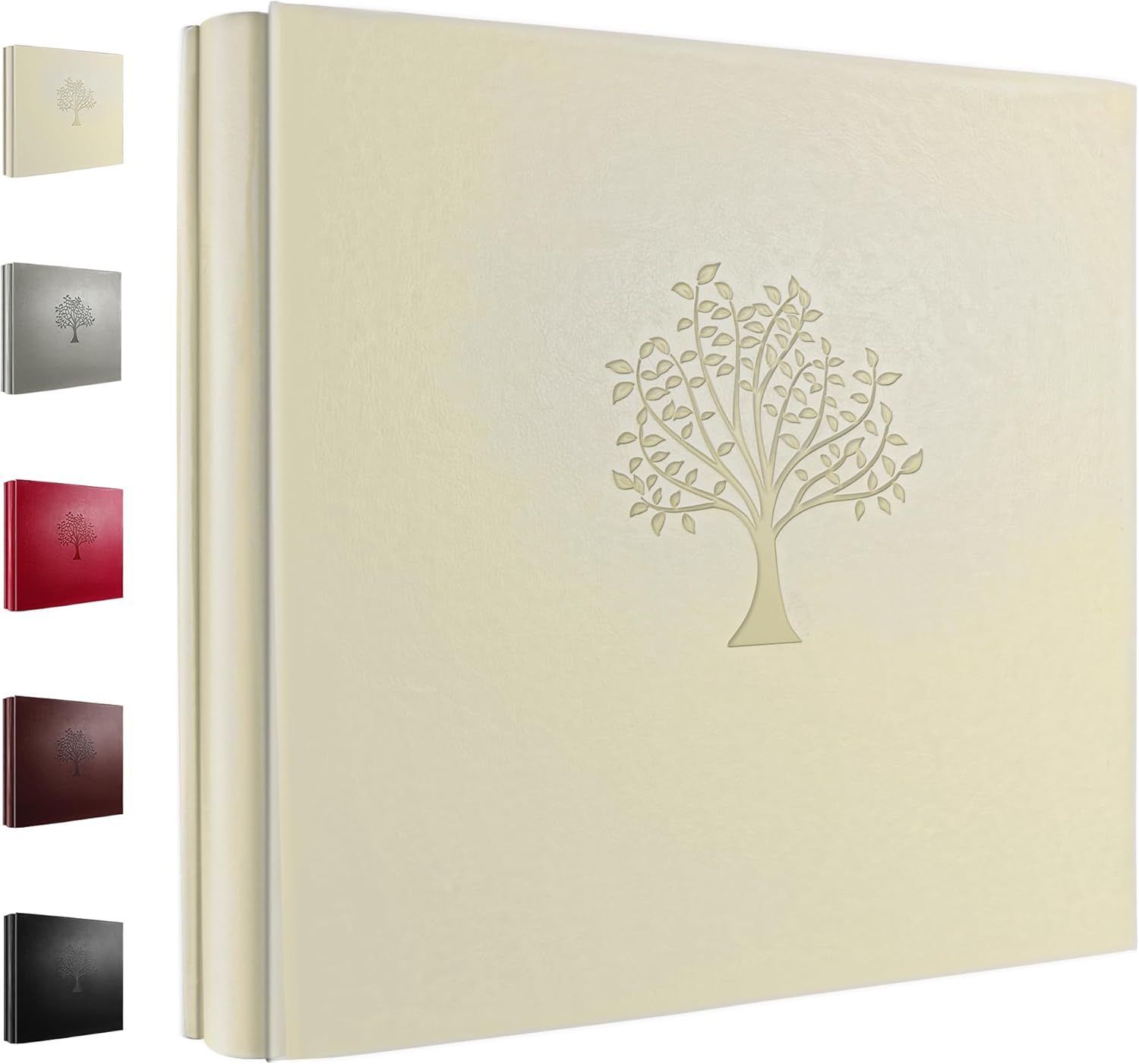 600 Photo Album for 4x6 600 Large Photos Premium Leather Cover Inner Black Page Vertical Photo Book for Family Wedding Graduation