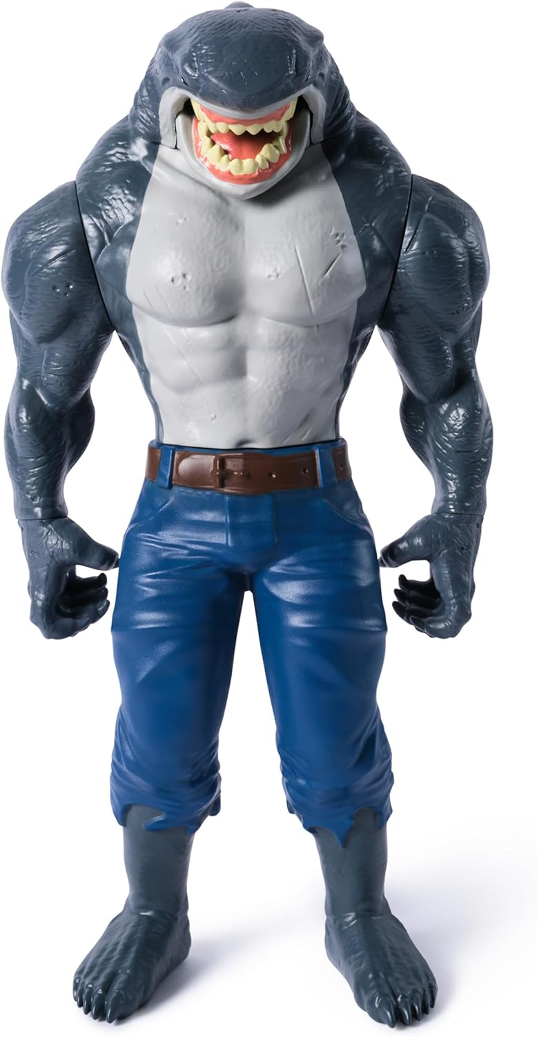 DC Comics, Batman Giant Series King Shark Action Figure, 12-inch Super Hero Collectible Kids Toys for Boys and Girls Ages 3 and Up