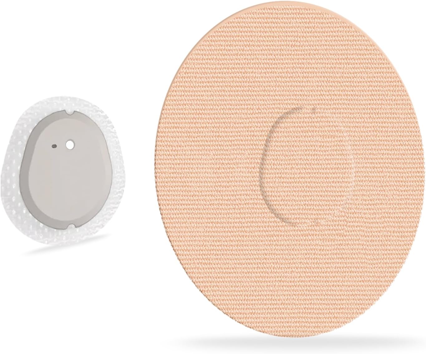20Pack G7 Adhesive Patches Waterproof & Breathable Covers for Dexcom G7 & Stelo,Flexible Stelo Overpatch for 10-15 Days,Without Glue in The Center,Beige