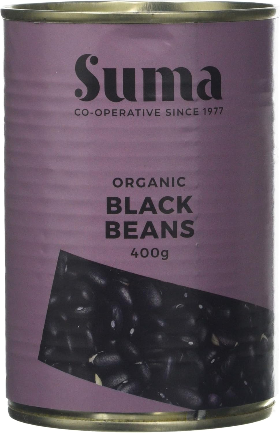Suma Black Beans Organic 400 g (Pack of 12)