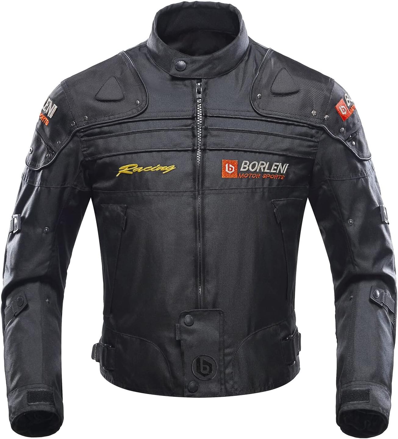 BORLENI Motorcycle Jacket Motorbike Riding Jacket Windproof Motorcycle Full Body Protective Gear Armor