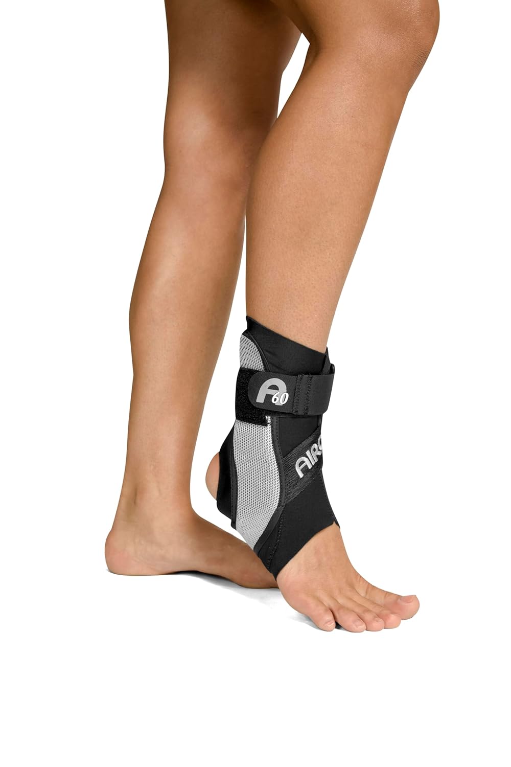 AIRCAST A60 Ankle Support Brace -Ankle Sprain, Chronic Instability, Stabilising Sports Support for Protection and Prevention. Size Large, Left, Black