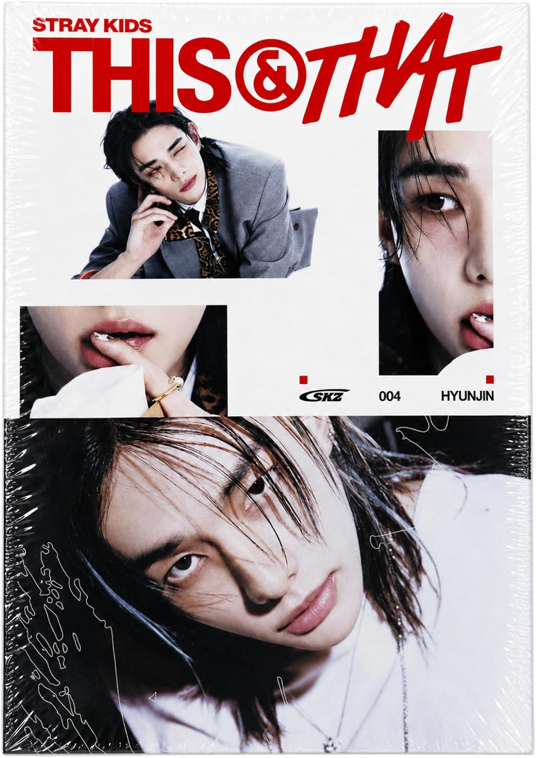 Stray Kids THIS and THAT 10th Mini Album [HYUNJIN & Ver.] 2Mini CD + Photobook + Photocard + ID Photo + Sticker + Lyrics Paper