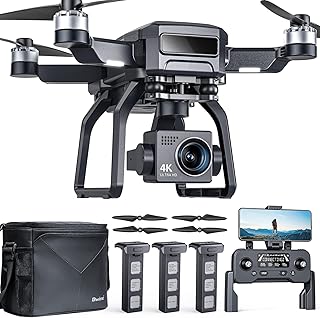 Bwine F7 GPS Drones with Camera for Adults 4K Night Vision, 3-Aix Gimbal, 2Mile Long Range, 75Mins Flight Time Professional Drone with 3 Battery, Auto Return+Follow Me+Fly Around+Beginner Mode for Kid