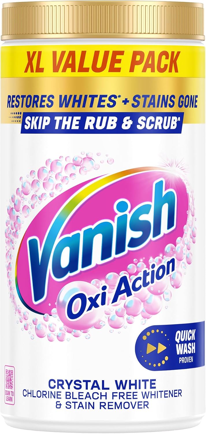 Vanish Gold Crystal White Stain Remover Powder, 1.9kg