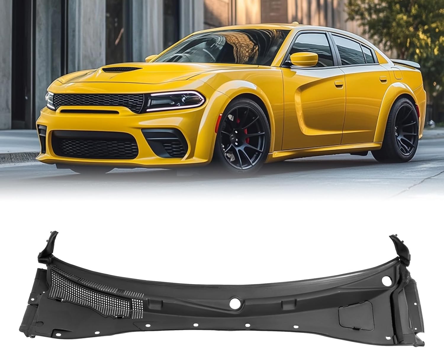 Windshield Wiper Cowl Panel Cover Fit for Dodge Charger 2012-2023 57010314AI 57010314AE
