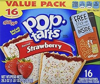 Kellogg's Pop-tarts Frosted Strawberry 16 Count
