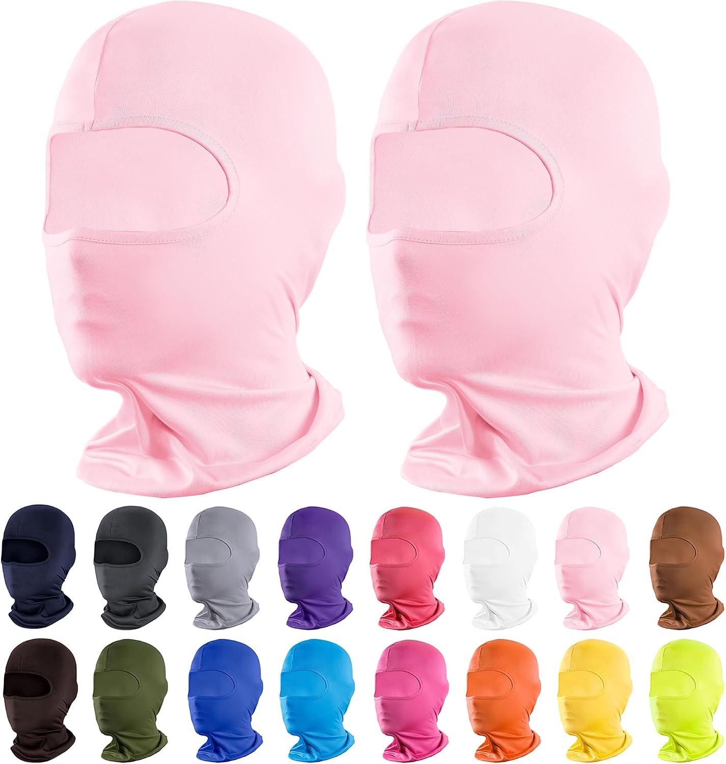 Pukavt 2-6 Pack Ski Mask Balaclava Shiesty for Men Women | UV Protection,Windproof,Breathable Material,Suitable for Snowboard Cycling Motorcycle