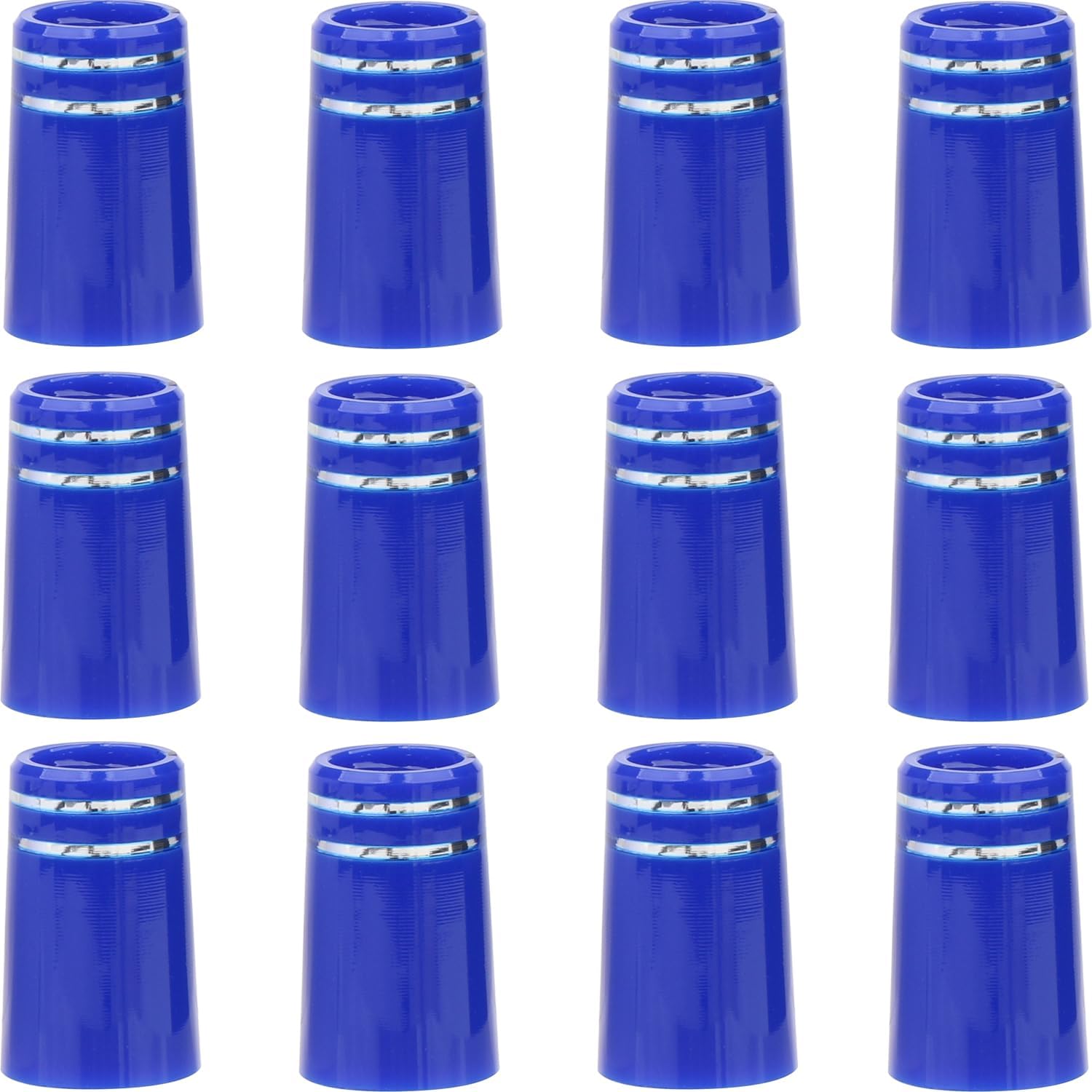 SummerHouse Golf Iron Ferruls Solid Color Black Red Blue Orange with Double Chrome Ring for 0.355'' Tapered 0.370'' Parallel Graphite Steel Shaft