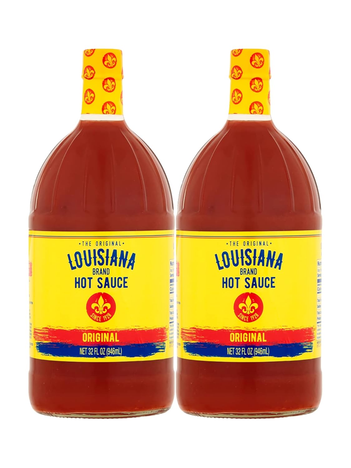 Louisiana Brand Hot Sauce, Original Hot Sauce 32 Ounce (Pack of 2)