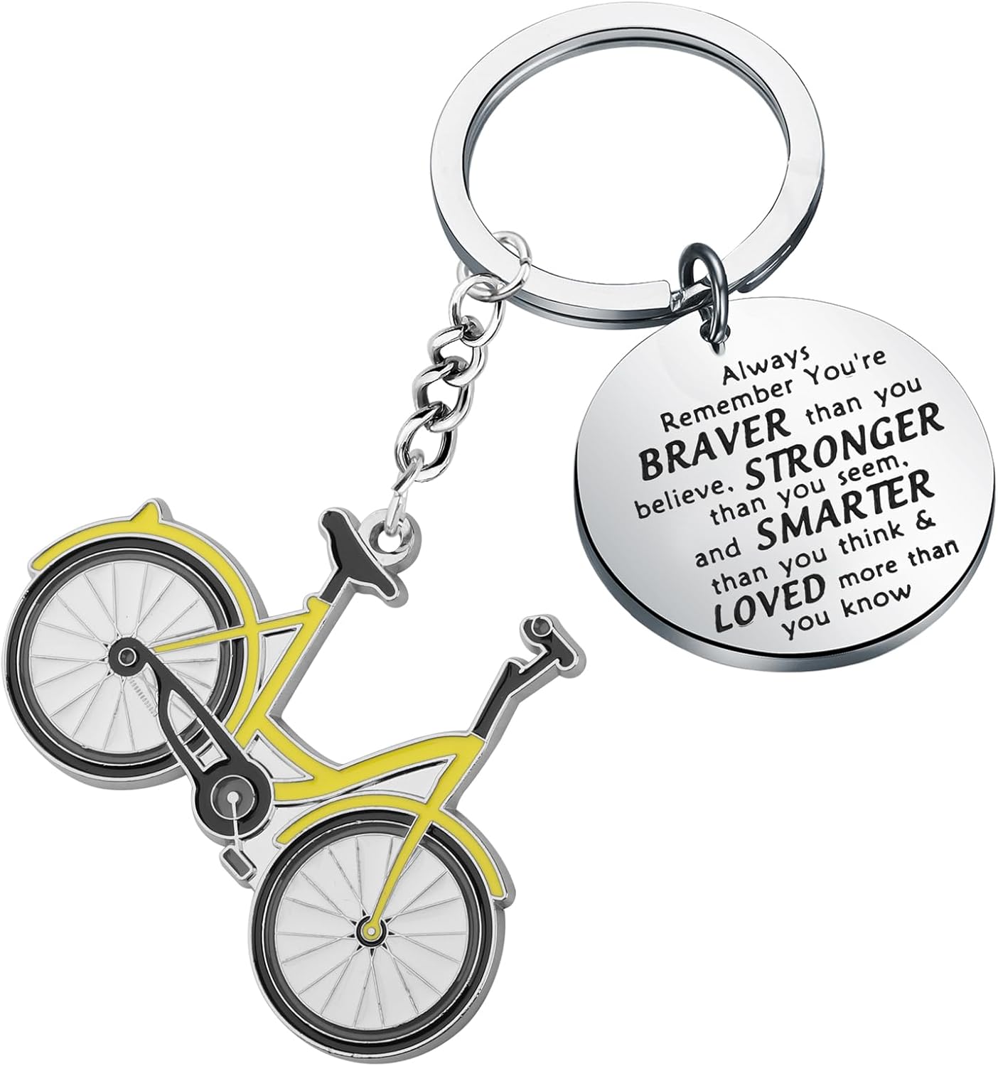 BNQL Bicycle Keychain Cyclist Gifts For Women Men Cycling Bike Gifts Bike Keychain Cycling Keychain Gifts Biking Rider Gifts