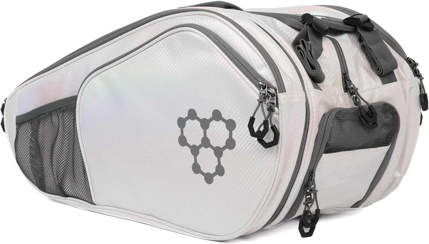 CRBN Pickleball - Pro Team Tour Paddle Bag with Built-In Zip-Off Sling Bag