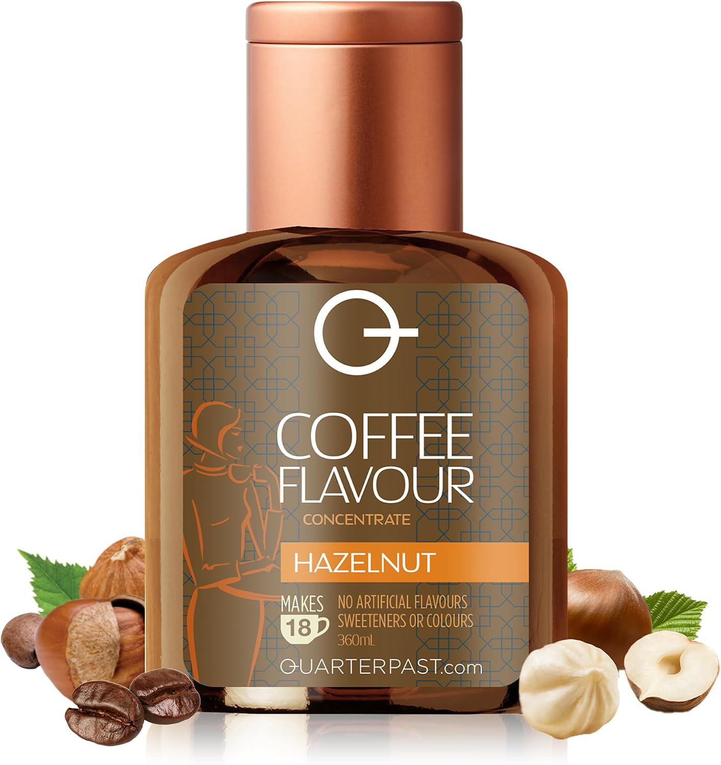 QUARTERPAST Hazelnut Coffee Flavour - 360ml