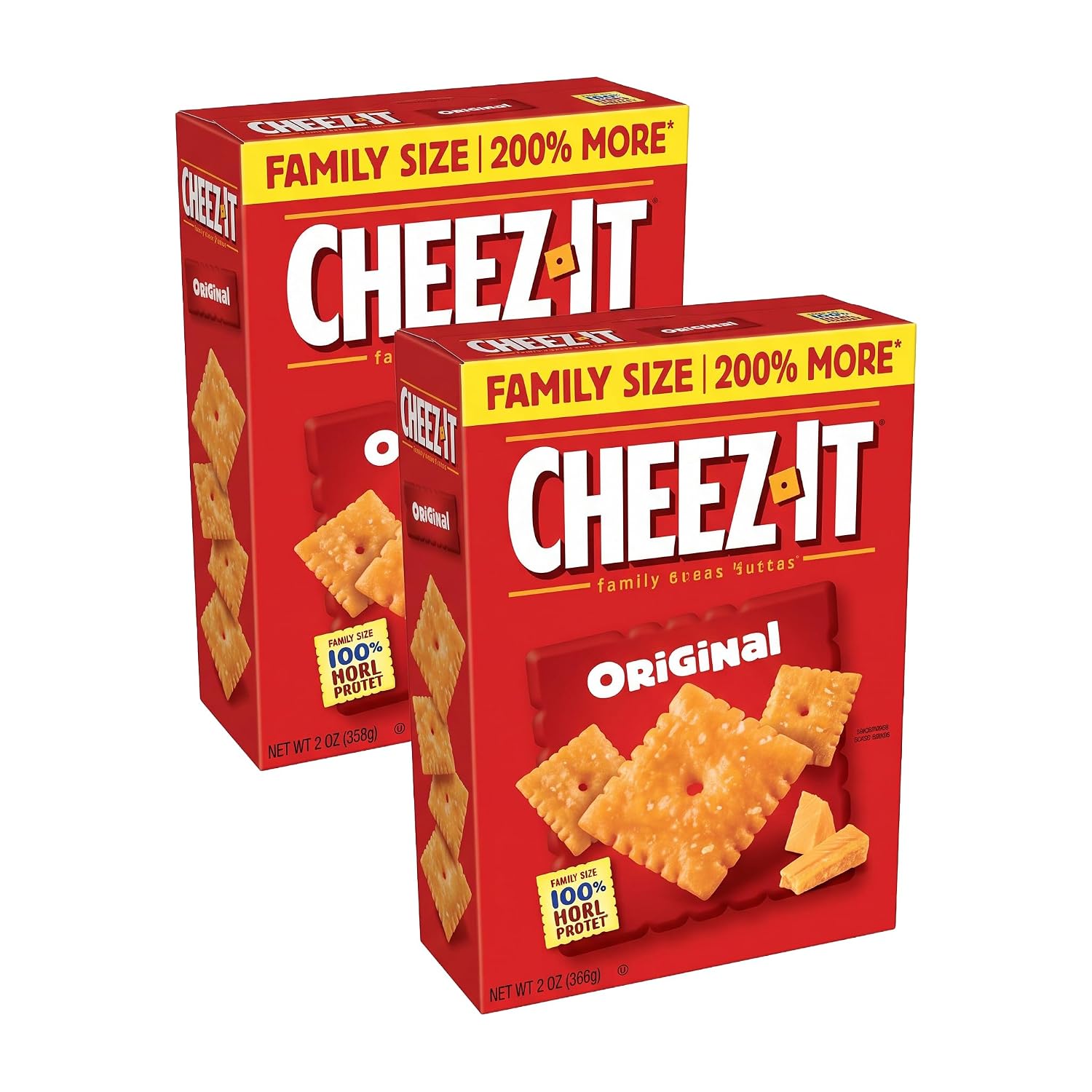 Cheez-It Cheese Crackers, Baked Snack Crackers, Lunch Snacks, Original, 21oz Box (1 Box) (Pack of 2)