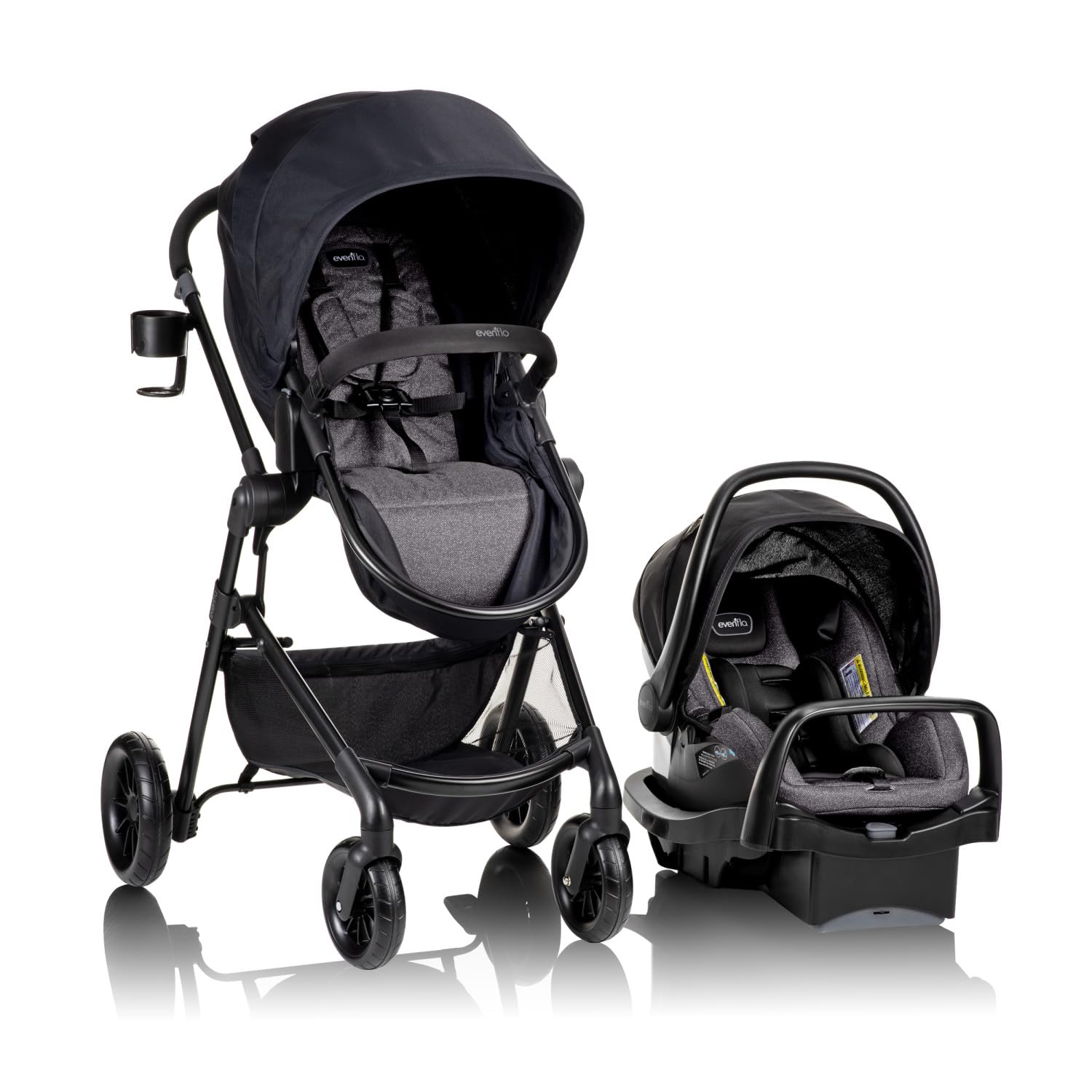 Evenflo Pivot Modular Travel System w/LiteMax Preemie and Infant Car Seat